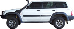 Шноркель для Nissan Safari / Patrol. После 2004 г.в.  (кузов Y61, ZD30DDT,  TD42-Ti)