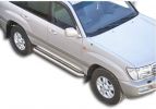 Пороги с алюминиевым листом, D63.5, Toyota Land Cruiser 100