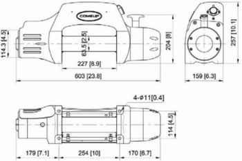 Лебедка Come Up DS-9.5i 12V